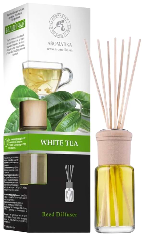 Фото - Аромадифузор Ароматика Білий чай (White tea) 50 мл (4820177029545)