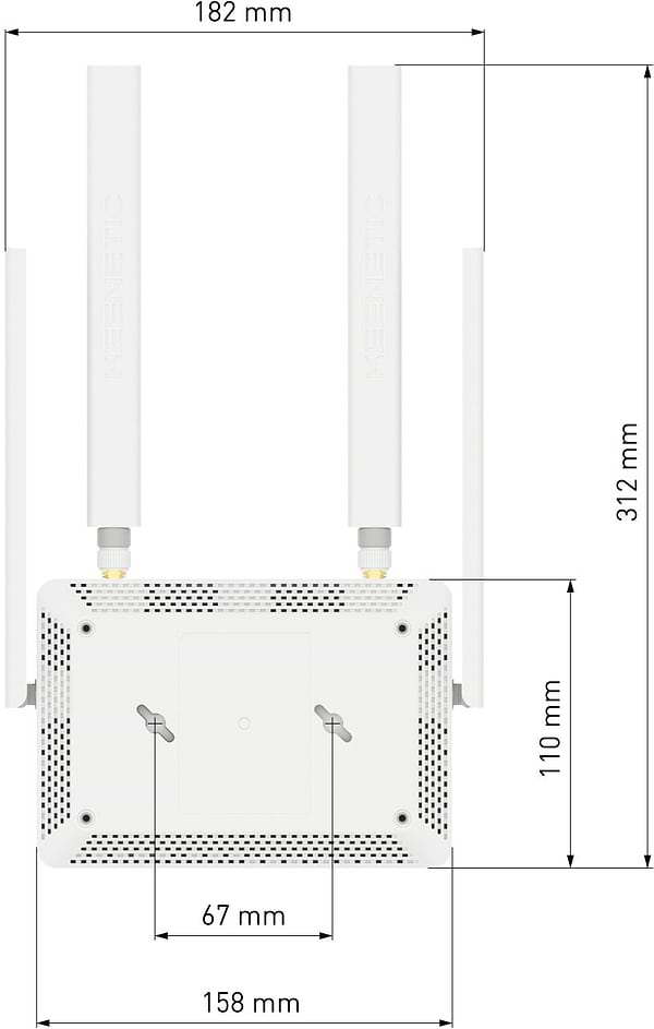 Фото - Маршрутизатор інтернет WiFi5 Keenetic Explorer 4G (KN-4910)