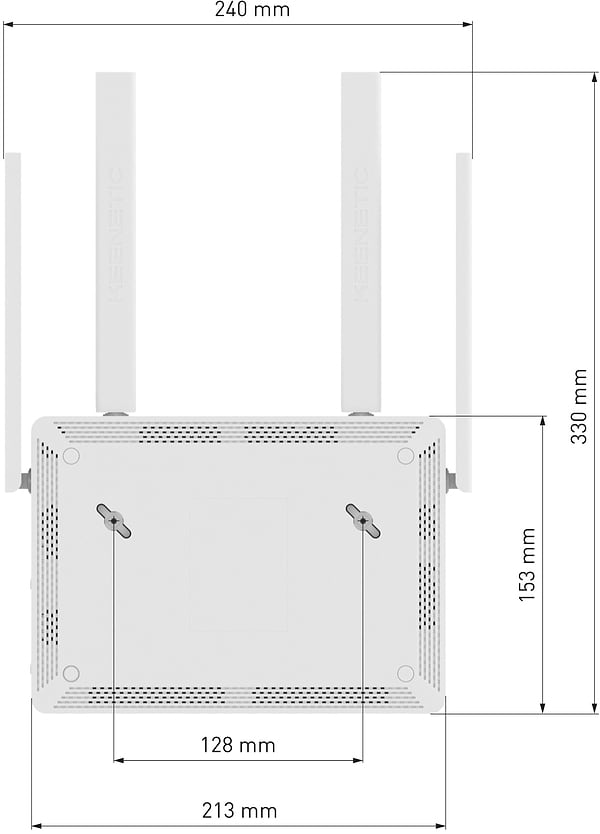 Фото - Маршрутизатор интернет WiFi6 Keenetic Hopper (KN-3810)
