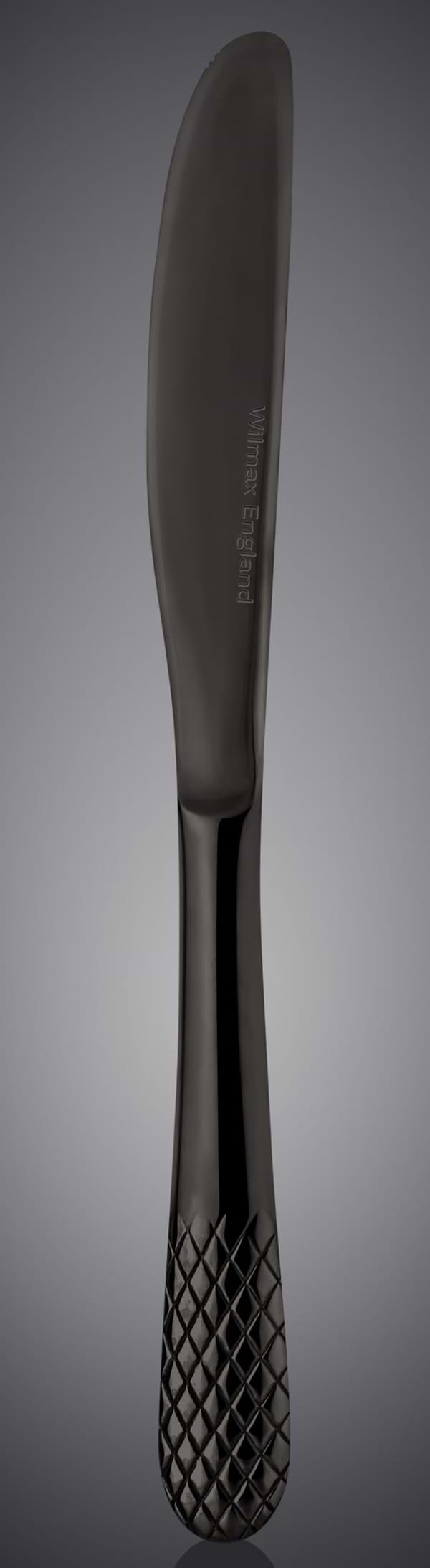 Фото - Нож столовый Wilmax Diamond Black 22 см (WL-999252 / 1B)