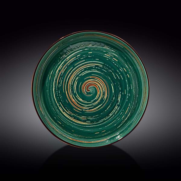 Фото - Тарелка обеденная Wilmax Spiral Green 23 см (WL-669519 / A)