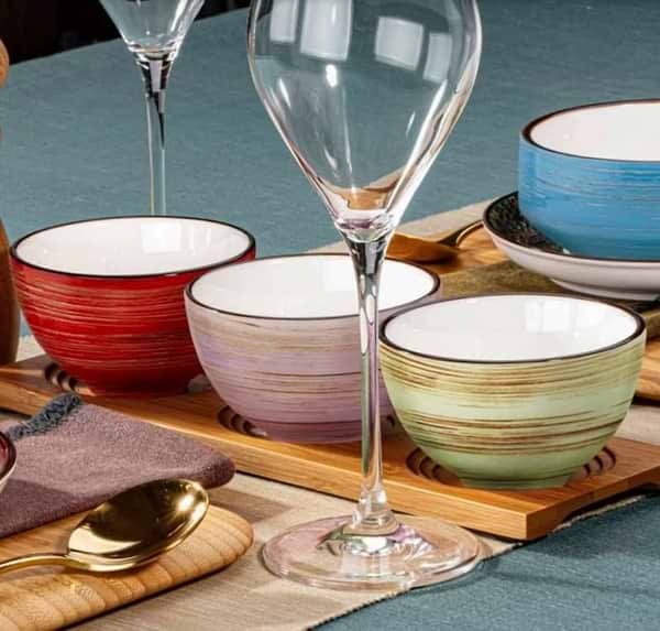 Фото - Салатник Wilmax Spiral Lavander 14 см 600 мл (WL-669730 / A)