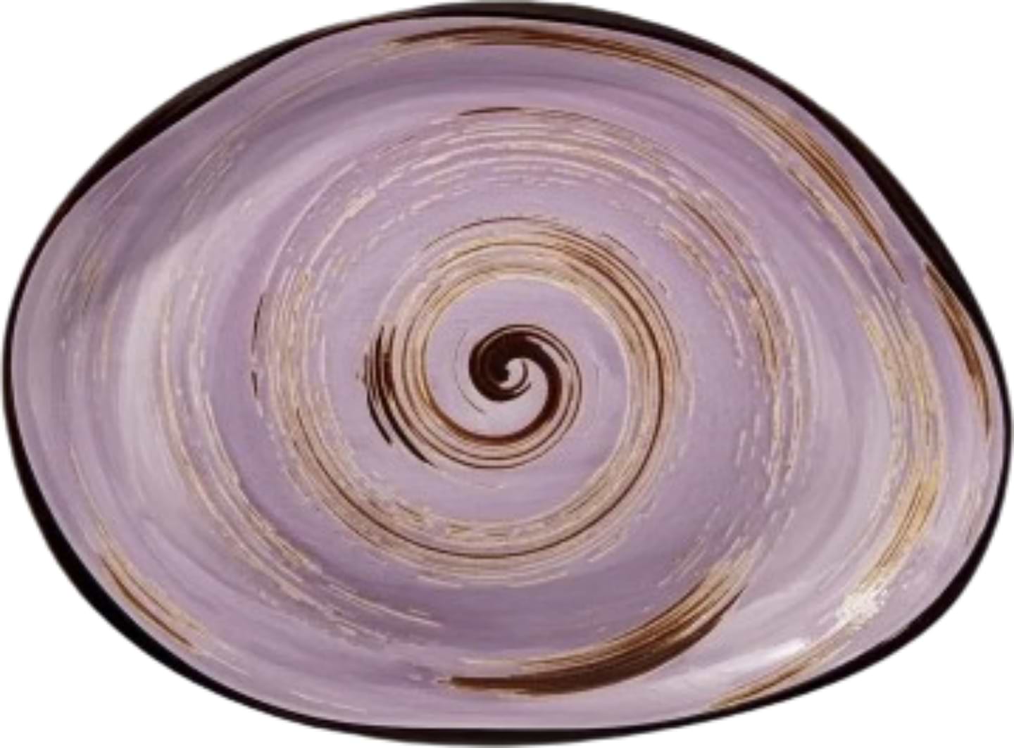 Блюдо Wilmax Spiral Lavander 33х24.5 см 700 мл (WL-669742 / A)