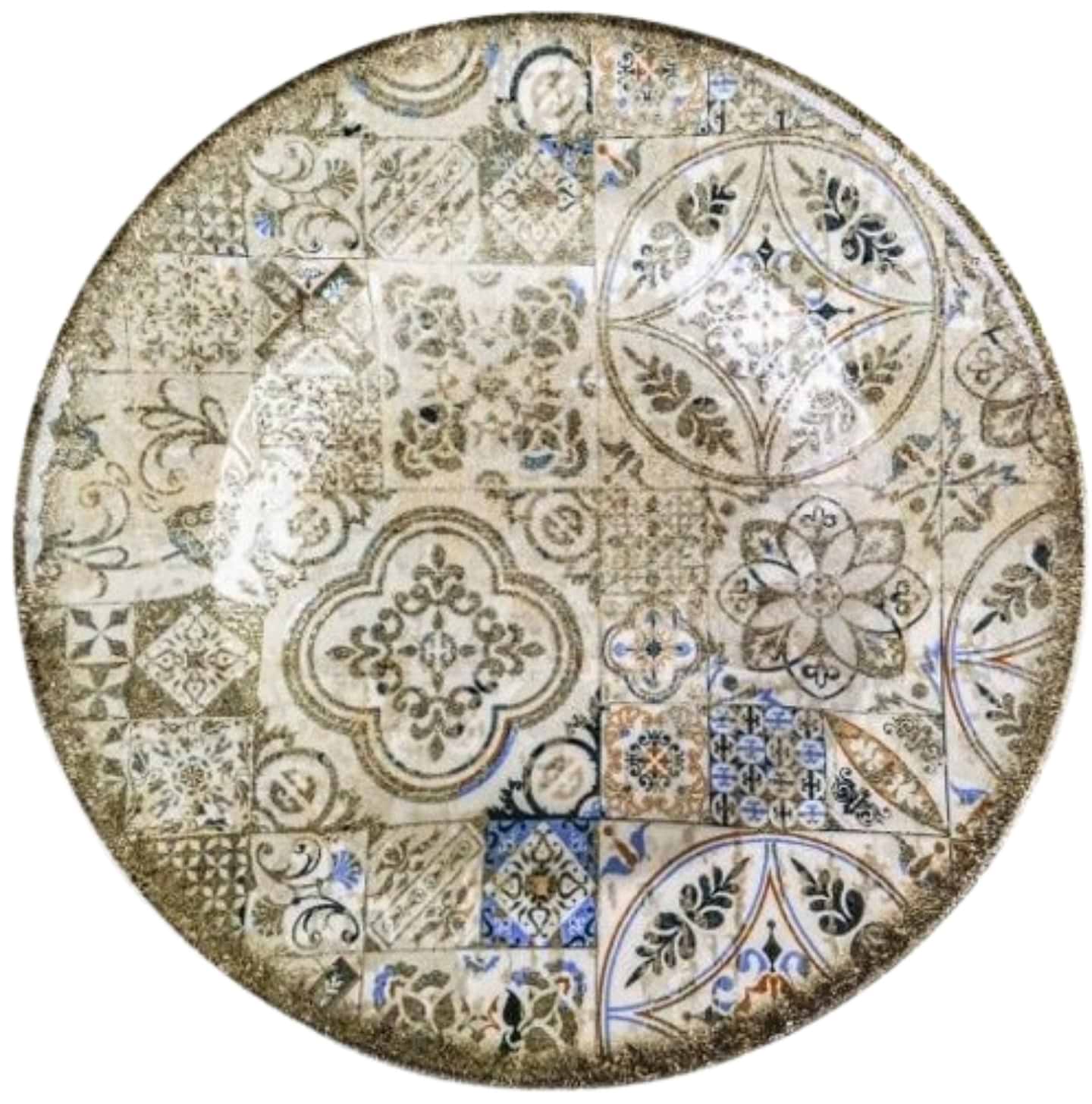 Тарілка обідня Wilmax Vintage Mosaic.Graphics 27 см (WL-671325 / A) - Фото 1