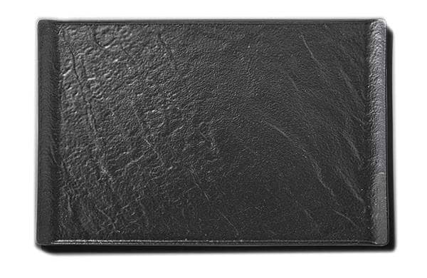 Тарелка десертная Wilmax Slatestone Black 19.5х14.5 см (WL-661108 / A)