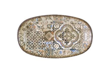 Фото - Блюдо Wilmax Vintage Mosaic Graphics 25х15 см (WL-671343 / A)