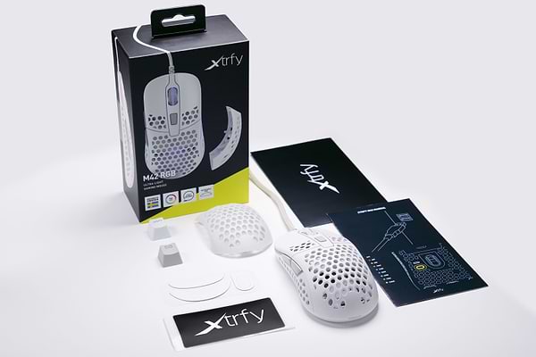 Фото - Мышь проводная игровая Xtrfy M42 RGB White (XG-M42-RGB-WHITE)