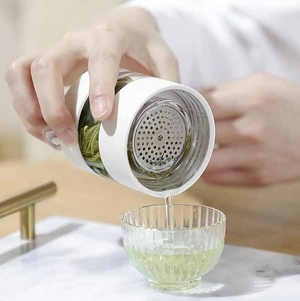 Фото - Термос QUANGE Intelligent Tea Separator Cup White (SJ020501)