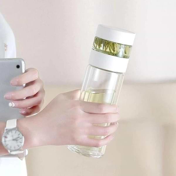 Фото - Термос QUANGE Intelligent Tea Separator Cup White (SJ020501)