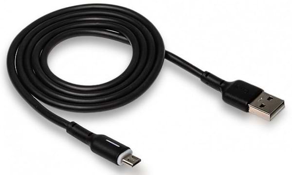Фото - Кабель XO NB112 3A Fast Charging USB Cable Micro 1 м Black (NB112-M-BK)