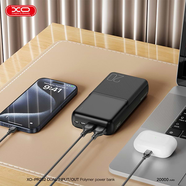 Фото - Батарея мобільна XO PR252 20000mAh 22.5W