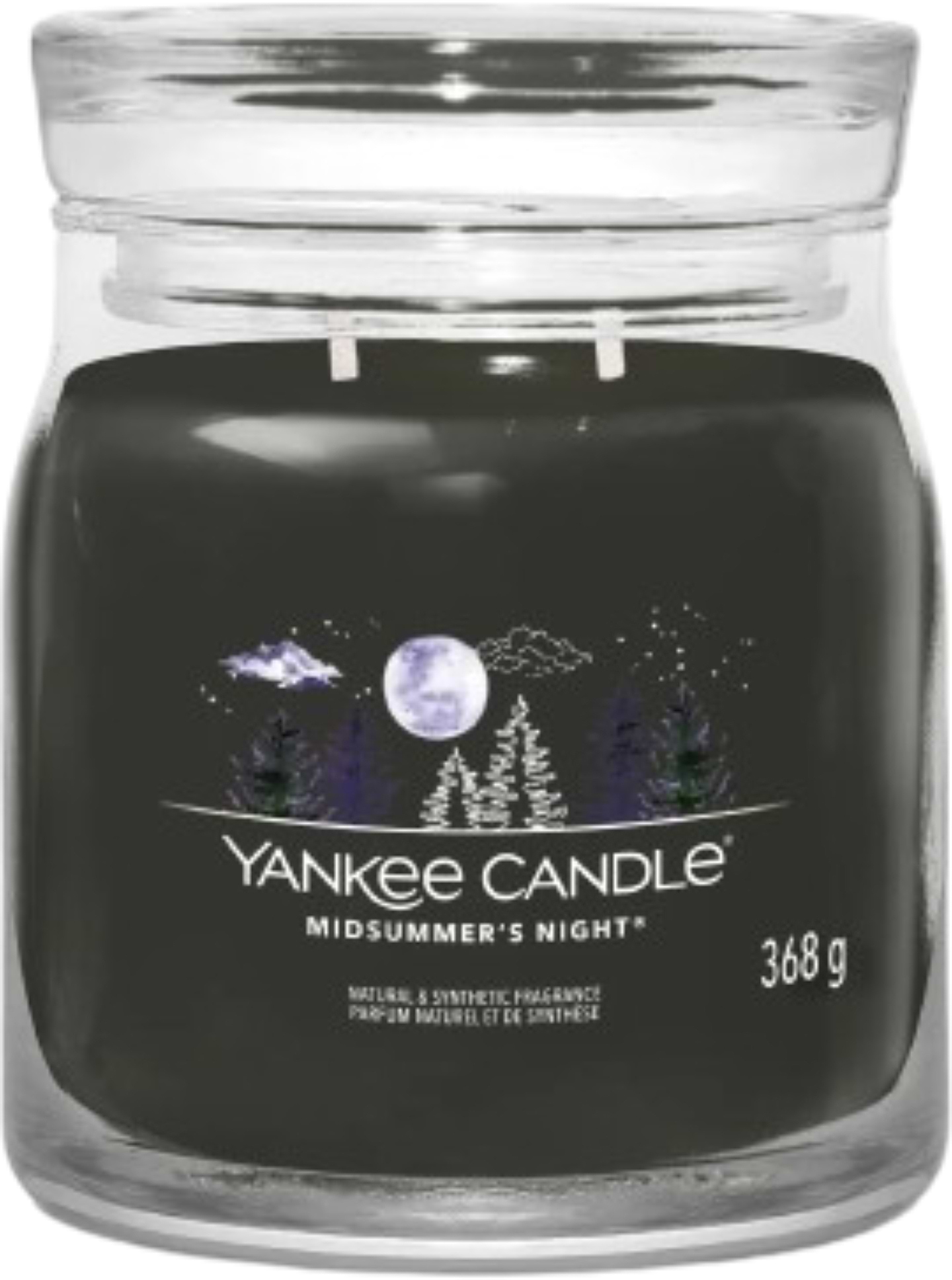 Свічка скло Yankee Candle Medium Midsummer's Night (Літня Ніч) 368 г (1630002E) - Фото 1