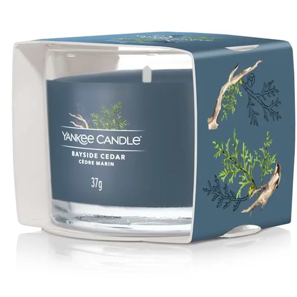 Фото - Свеча стекло Yankee Candle Mini Bayside Cedar (Прибрежный Кедр) 37 г (1686345E)