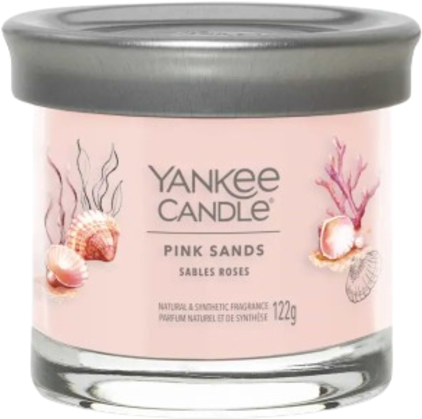 Свічка скло Yankee Candle Small Pink Sands (Рожеві Піски) 122 г (1744736E) - Фото 1