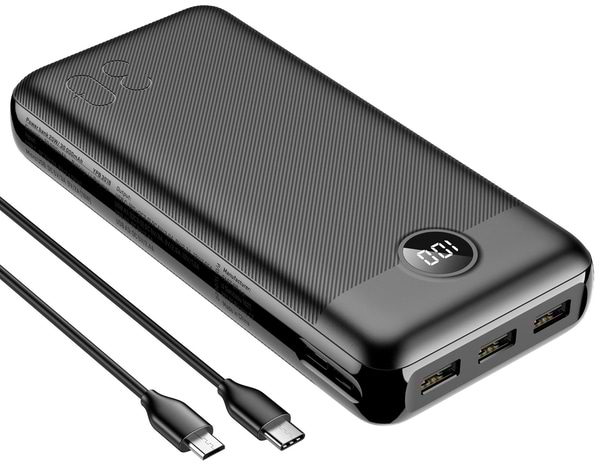 Фото - Батарея мобільна YENKEE YPB 3018 - 30000 mAh PD20W Black (35057019)
