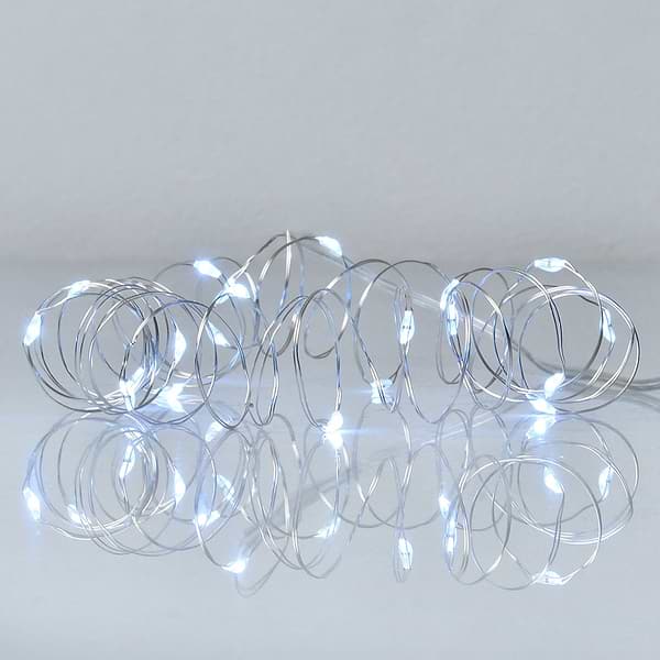 Фото - Гірлянда лінійна YES! Fun нитка мідна 20 LED холодно-біла 2 м батареї (975021)