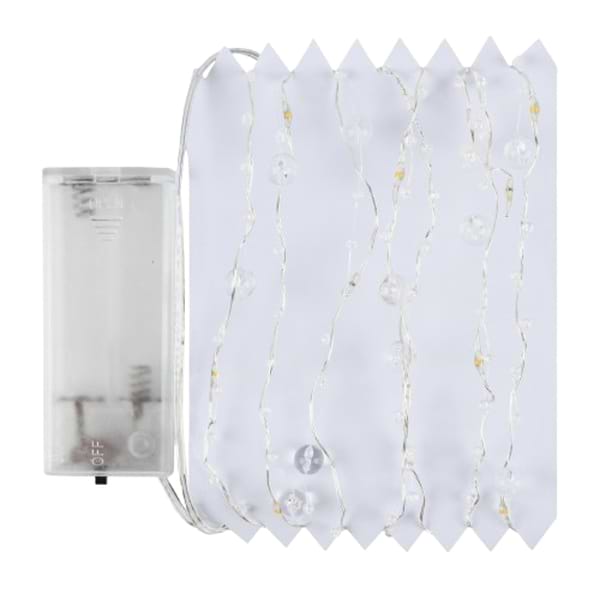 Фото - Гирлянда линейная YES! Fun Жемчужины 20 LED тепл. бел. 2,2 м (801203)