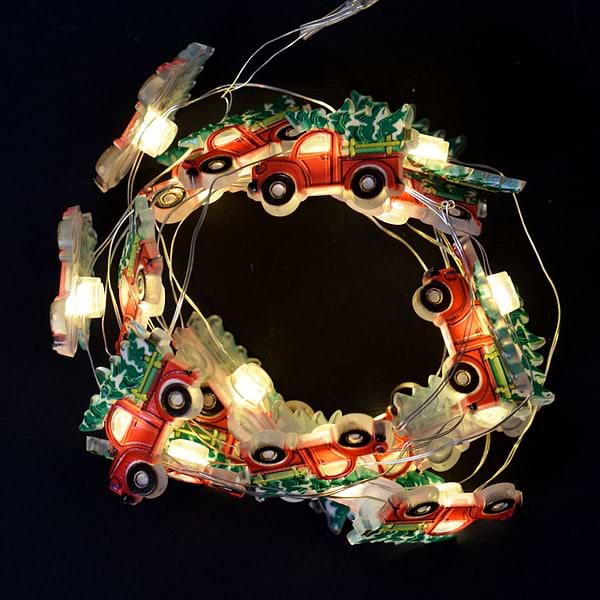 Фото - Гирлянда линейная YES! Fun Авто Санты 20 LED тепл. бел. 2,2 м (801207)