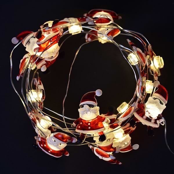 Фото - Гирлянда линейная YES! Fun Санта 20 LED тепл. бел. 2,2 м (801211)