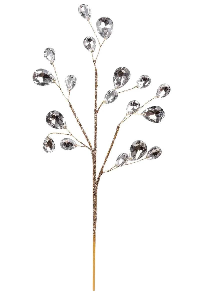 Гілка декоративна YES! Fun з кристалами 30 см (974104)