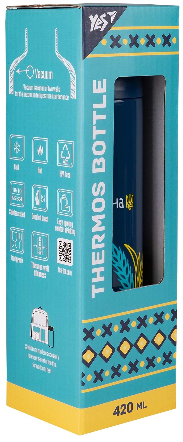 Фото - Термос YES Ukraine 420 мл (708204)