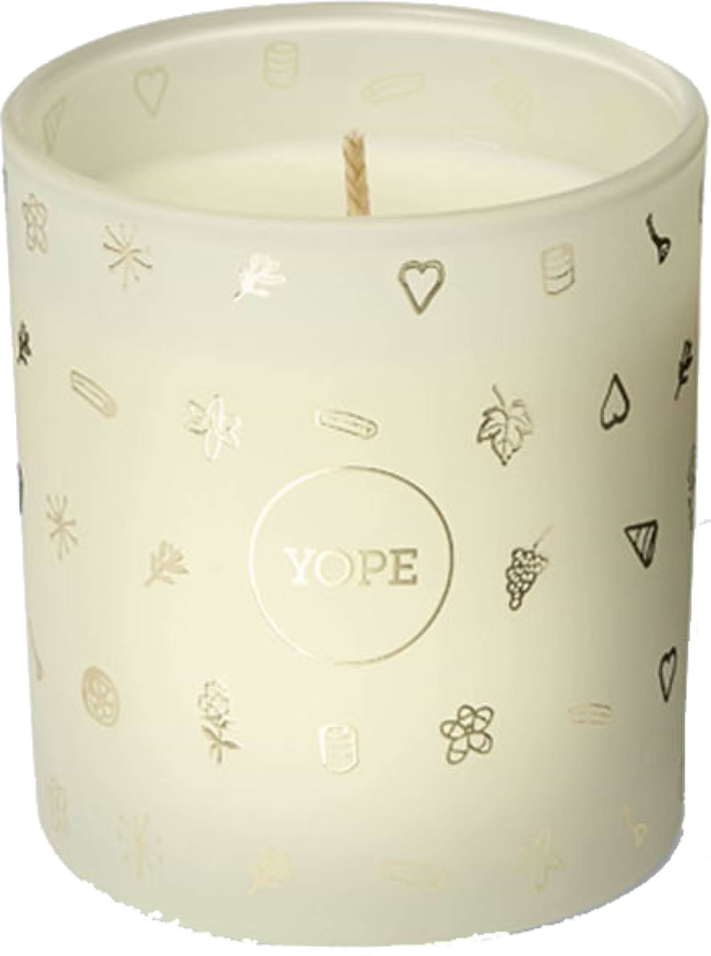 Свічка декоративна Yope Vanilla 200 г (5900168901087)
