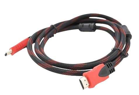 Кабель HDMI Merlion HDMI - HDMI V 1.4 (M/M) Black/Red + пакет (YT-HDMI(M)/(M)NY/RD-1.5m/00951)