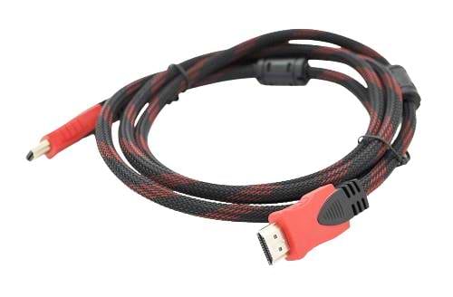 Фото - Кабель HDMI Merlion HDMI - HDMI V 1.4 (M/M) Black/Red + пакет (YT-HDMI(M)/(M)NY/RD-3.0m/01066)