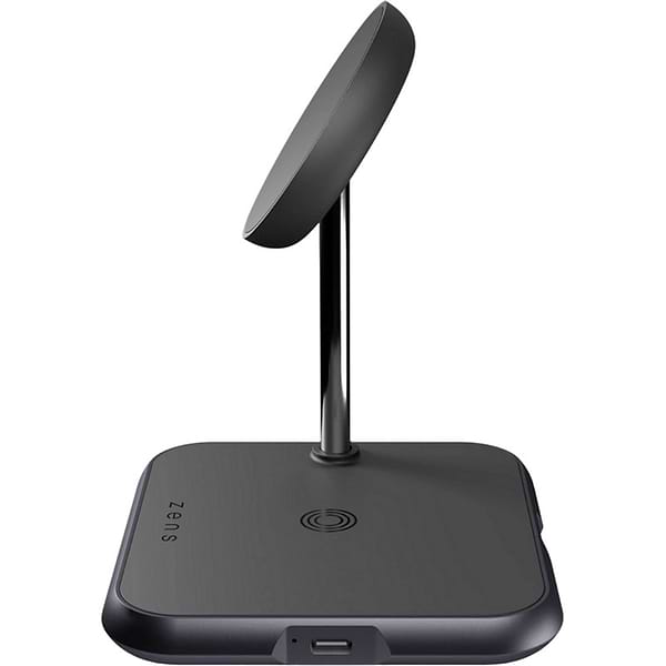 Фото - Бездротовий зарядний пристрій Zens 3-in-1 Magnetic Aluminium Wireless Charger Black (ZEDC19B/00)