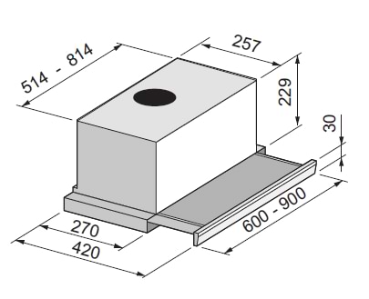 Фото - Вытяжка встраиваемая Zirtal KB-60 IX/X TOUCH