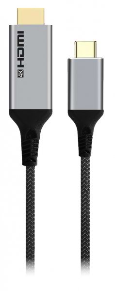 Адаптер Cablexpert USB-C на HDMI (A-CM-HDMIM4K-1.8M)