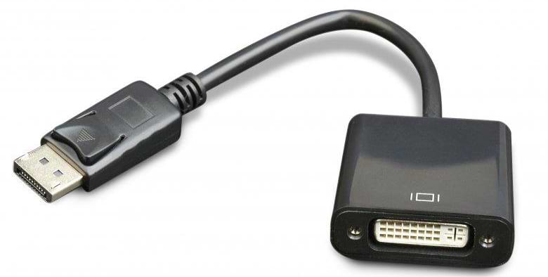 Перехідник Cablexpert DisplayPort-DVI Black 0.1m (A-DPM-DVIF-002) - Фото 1