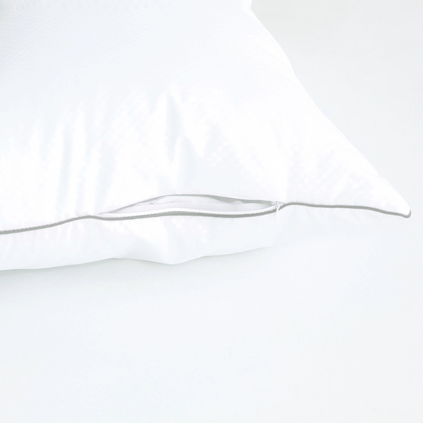 Фото - Подушка стандартная MirSon бамбуковая 40х60 см №2743 Royal Silver BamBoo средняя (2200005197486)