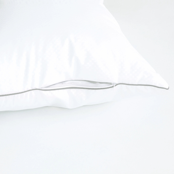 Фото - Подушка стандартная MirSon №2737 Royal Silver Tencel 50х70 см (2200005195246)