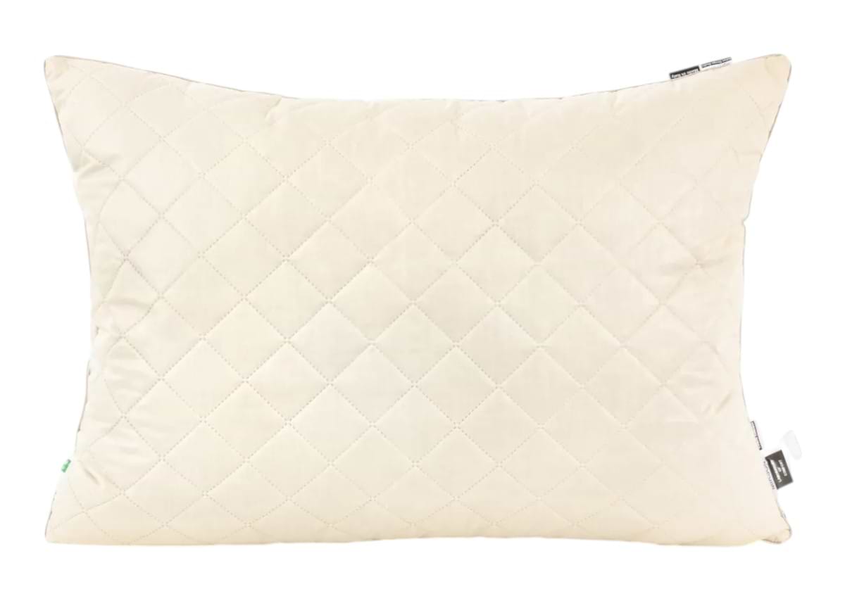 Подушка стандартна MirSon вовняна 1216 Carmela Premium М'яка 70х70 см (2200001517677)