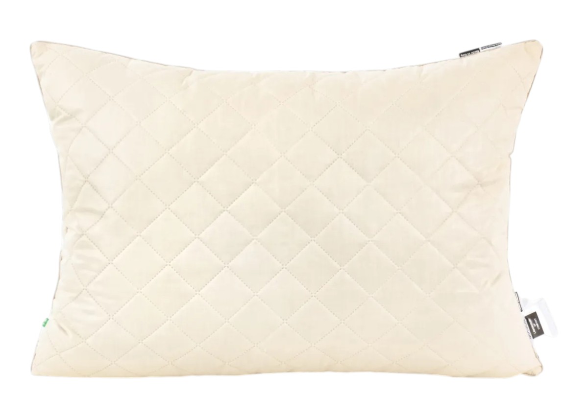 Подушка стандартная MirSon шелковая 1257 Carmela Natural Silk Kapok Средняя 40х60 см (2200001518551)