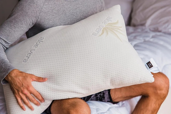 Фото - Подушка стандартна MirSon №864 Dorotea з Евкаліптом Hand made Середня 60х60 см (2200003213782)