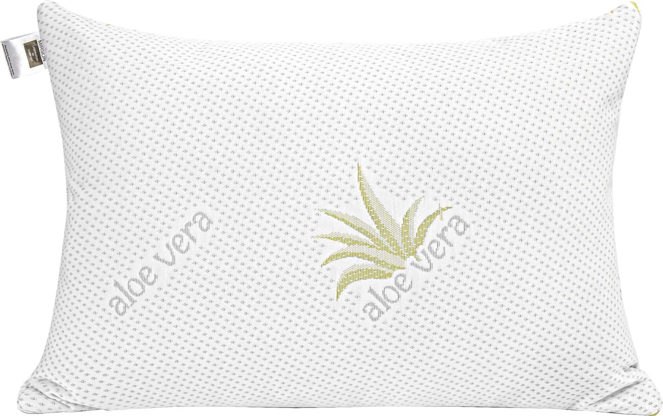 Подушка стандартна MirSon шовкова №845 Dorotea Silk Kapok Hand made М'яка 50х70 см (2200003203158)