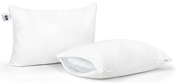 Фото - Подушка стандартна MirSon №866 Julia  з Евкаліптом Hand made М'яка 70х70 см (2200003213928)