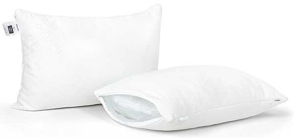 Фото - Подушка стандартная MirSon №804 Julia EcoSilk Hand made 50х70 см (2200003037210)