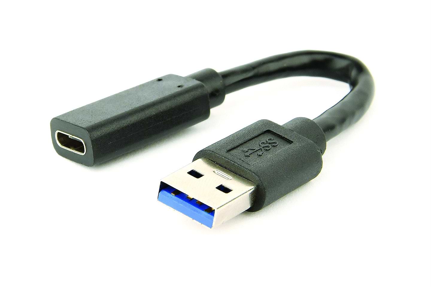 Перехідник USB-C - USB Cablexpert USB 3.0 type A - USB type-C Black (A-USB3-AMCF-01)