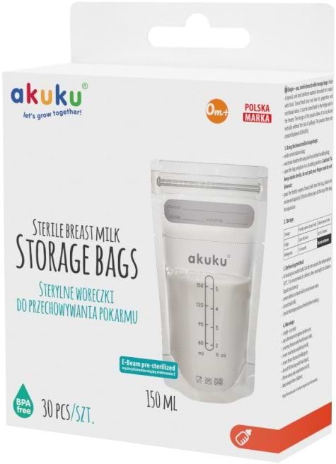 Пакет для хранения грудного молока Akuku 150 мл (A0011)