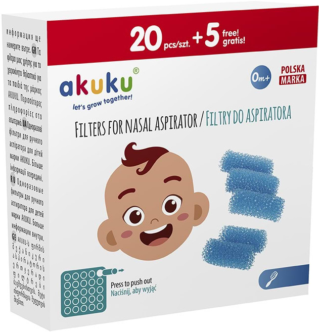 Насадки і фільтри для дитячих аспіраторів Akuku A0036 (A0037) - Фото 1