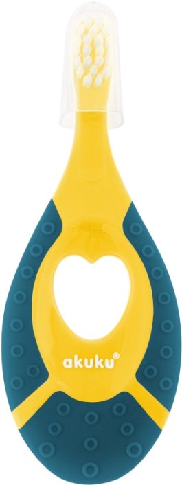 Фото - Зубна щітка мануальна дитяча Akuku 0-2 роки Blue (A0158)