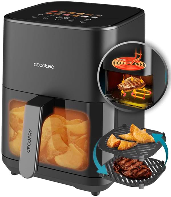 Фото - Мультипіч Cecotec Cecofry&Grill Duoheat 4000