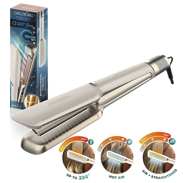 Фото - Вирівнювач волосся Cecotec Air Lisse Champagne (A01_EU01_100989)