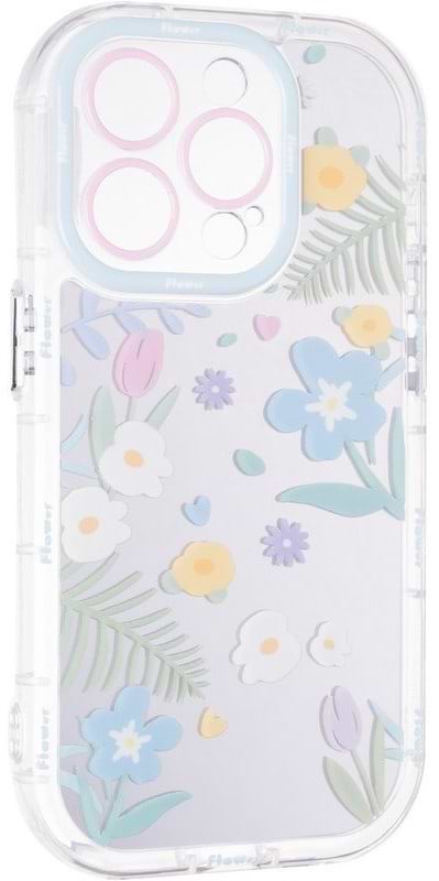 Фото - Чехол для смартфона Gelius Mirror Case for iPhone 15 Pro Flowers (101631)