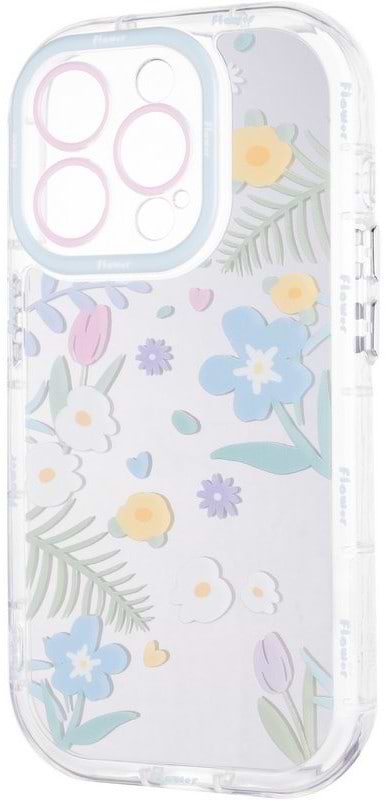 Фото - Чехол для смартфона Gelius Mirror Case for iPhone 15 Pro Flowers (101631)