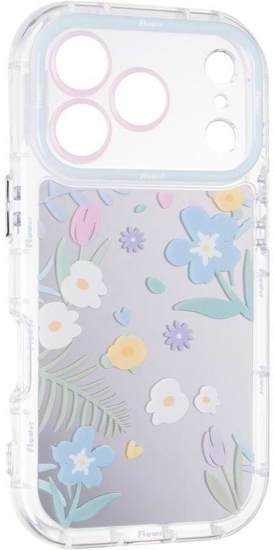 Чохол для смартфону Gelius Mirror Case for iPhone 17 Pro Flowers (101637) - Фото 1