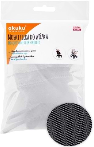 Фото - Москитная сетка для коляски Akuku White (A0445)